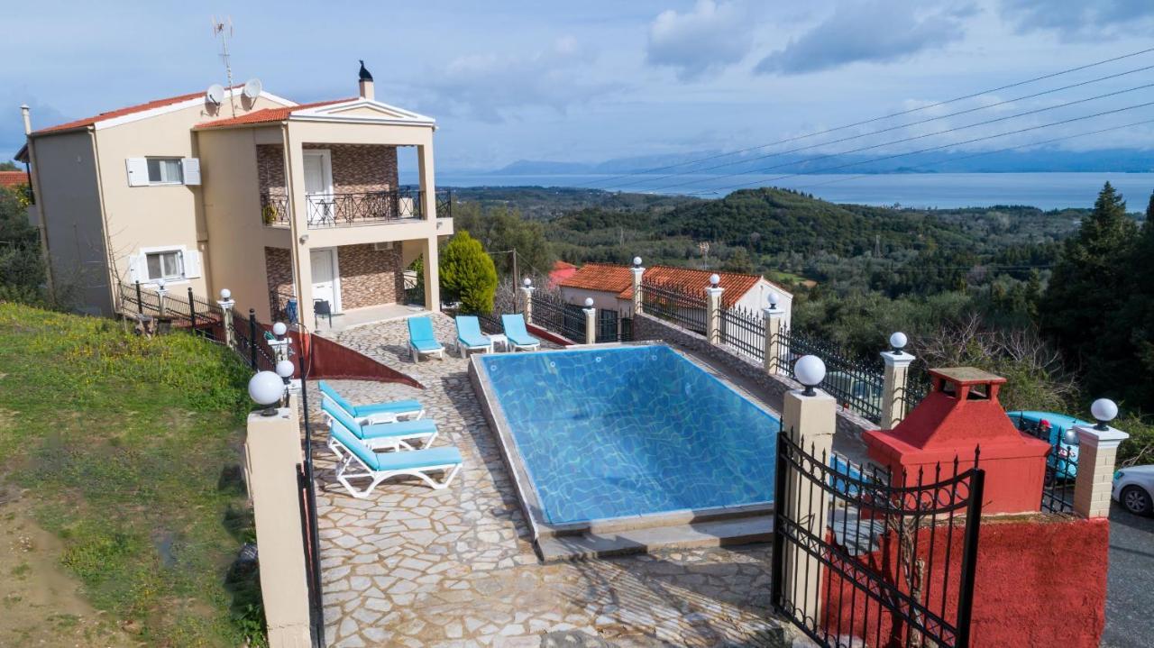 Villa Spartera Sea View By Corfuescapes Lefkimi Extérieur photo
