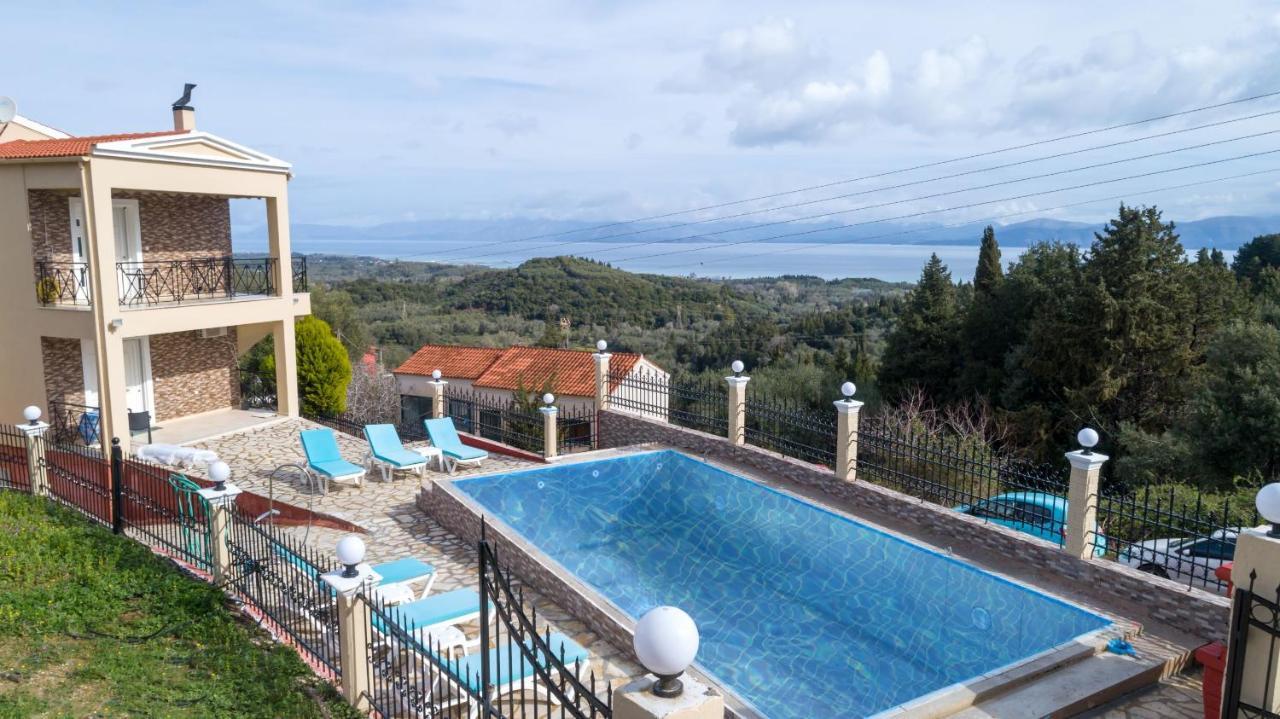 Villa Spartera Sea View By Corfuescapes Lefkimi Extérieur photo